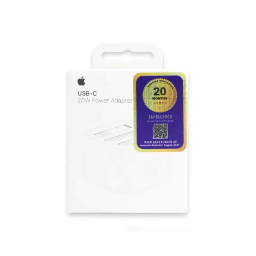 آداپتور APPLE 20W اورجینال اپل استور + 20 ماه گارانتی شرکتی